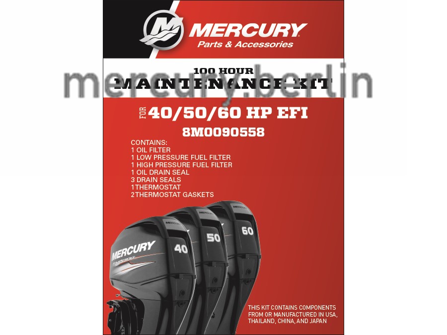Artikel Bild: 100h Service Kit 40-60PS 4Zyl EFI (Alle Getriebe)